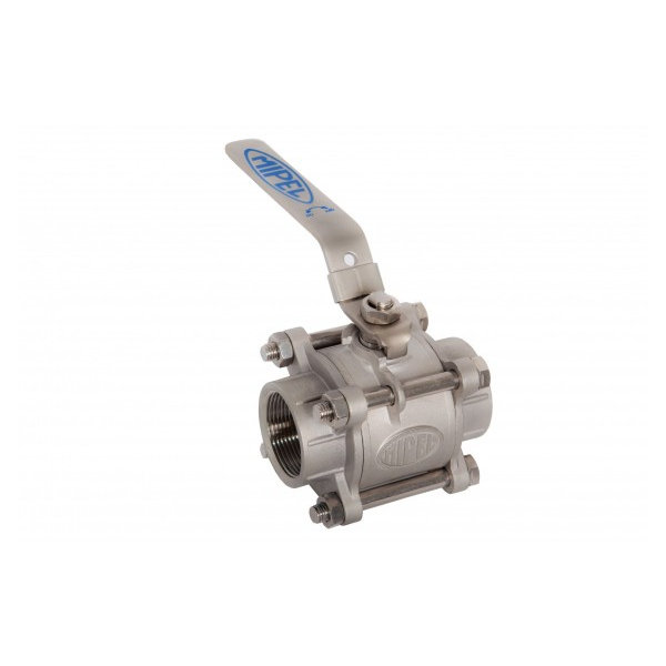 Válvula de Esfera Tripartida Roscada Ou para Solda Classe 300